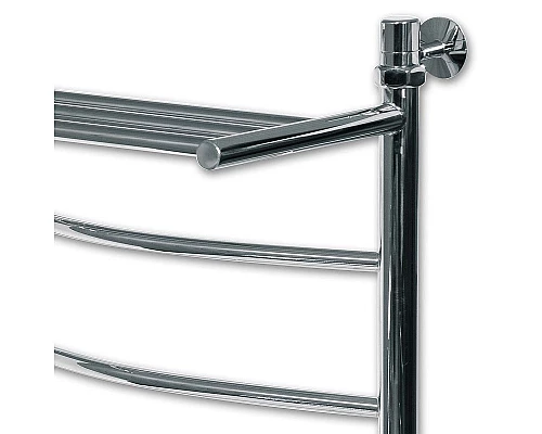 Купить Водяной полотенцесушитель Ника Arc ЛД ВП 120/50 с полкой Хром в магазине сантехники Santeh-Crystal.ru