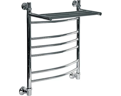 Заказать Водяной полотенцесушитель Ника Arc ЛД/ВП (г2) 60x60 с полкой Хром в магазине сантехники Santeh-Crystal.ru