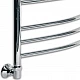 Приобрести Водяной полотенцесушитель Ника Arc ЛД/ВП (г2) 80x40 с полкой Хром в магазине сантехники Santeh-Crystal.ru
