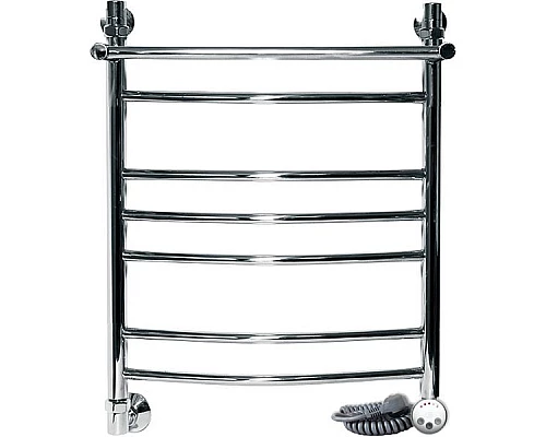 Купить Электрический полотенцесушитель Ника Arc ЛД/ВП (г2) Эл. 60x60 с полкой Хром в магазине сантехники Santeh-Crystal.ru