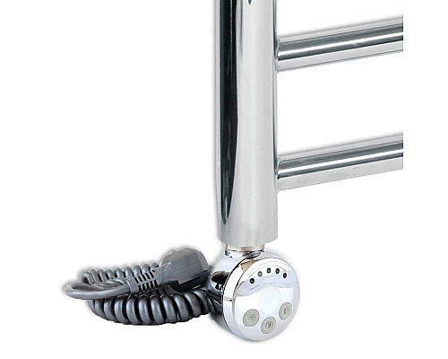 Приобрести Электрический полотенцесушитель Ника Arc ЛД/ВП (г2) Эл. 100x40 с полкой Хром в магазине сантехники Santeh-Crystal.ru