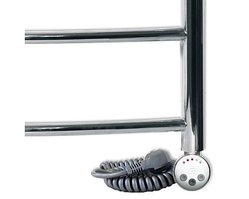 Заказать Электрический полотенцесушитель Ника Arc ЛД/ВП Эл. 60x30 с полкой Хром в магазине сантехники Santeh-Crystal.ru