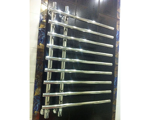 Приобрести Водяной полотенцесушитель Ника Bamboo ЛБ 4 80x60 Хром в магазине сантехники Santeh-Crystal.ru