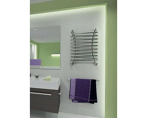 Купить Водяной полотенцесушитель Ника Bamboo ЛБ 8 100x50 Хром в магазине сантехники Santeh-Crystal.ru