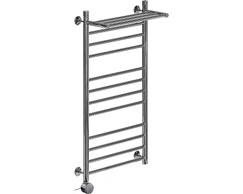 Заказать Электрический полотенцесушитель Ника Classic ЛП (Г2) ВП 100/50 с полкой Хром в магазине сантехники Santeh-Crystal.ru