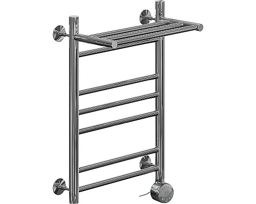 Купить Электрический полотенцесушитель Ника Classic ЛП (Г2) ВП 60/40 с полкой Хром в магазине сантехники Santeh-Crystal.ru