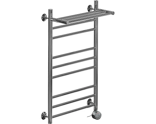 Заказать Электрический полотенцесушитель Ника Classic ЛП (Г2) ВП 80/40 с полкой Хром в магазине сантехники Santeh-Crystal.ru