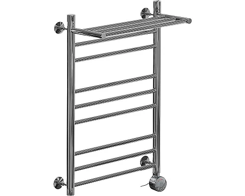 Заказать Электрический полотенцесушитель Ника Classic ЛП (Г2) ВП 80/60 с полкой Хром в магазине сантехники Santeh-Crystal.ru