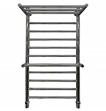 Водяной полотенцесушитель Ника Classic ЛП (Г) ВП 100/50 (2-ВП) с полкой Хром