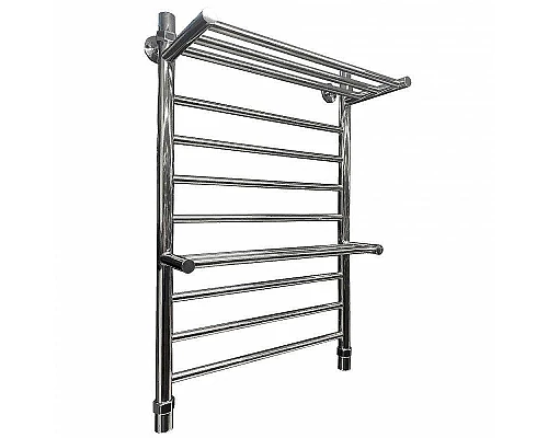 Заказать Водяной полотенцесушитель Ника Classic ЛП (Г) ВП 80/50 (2-ВП) с полкой Хром в магазине сантехники Santeh-Crystal.ru