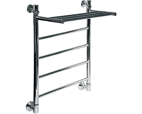 Приобрести Водяной полотенцесушитель Ника Classic ЛП/ВП 60x60 с полкой Хром в магазине сантехники Santeh-Crystal.ru