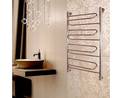 Купить Водяной полотенцесушитель Ника Curve ЛZ 60x50 Хром в магазине сантехники Santeh-Crystal.ru