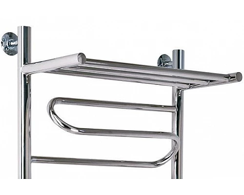 Приобрести Электрический полотенцесушитель Ника Curve ЛZ/ВП 100x40 с полкой Хром в магазине сантехники Santeh-Crystal.ru