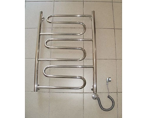 Приобрести Электрический полотенцесушитель Ника Curve ЛZ Эл. 120x40 Хром в магазине сантехники Santeh-Crystal.ru