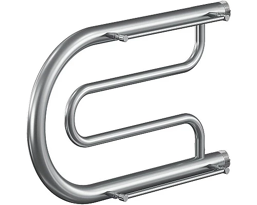 Заказать Водяной полотенцесушитель Ника Econ ПЛ 32/80 с полкой Хром в магазине сантехники Santeh-Crystal.ru