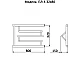 Купить Водяной полотенцесушитель Ника Econ ПЛ-4 32/80 с полкой Хром в магазине сантехники Santeh-Crystal.ru