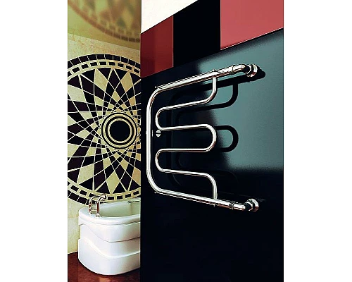 Заказать Водяной полотенцесушитель Ника Econ ПМ 50/50 с полкой Хром в магазине сантехники Santeh-Crystal.ru