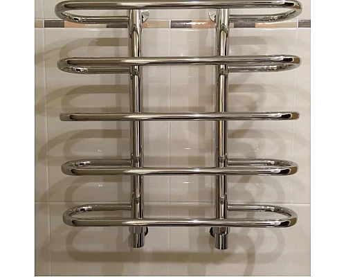 Приобрести Водяной полотенцесушитель Ника Mix Вираж 60x50 Хром в магазине сантехники Santeh-Crystal.ru