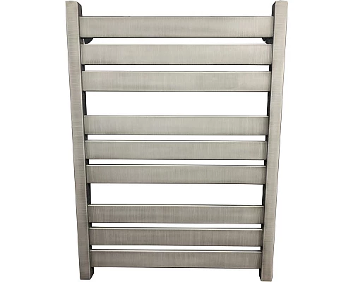 Купить Водяной полотенцесушитель Ника Modern ЛМ 7 80x50 Matt Antique Silver 9 перекладин в магазине сантехники Santeh-Crystal.ru