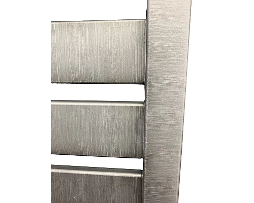 Купить Водяной полотенцесушитель Ника Modern ЛМ 7 80x50 Matt Antique Silver 9 перекладин в магазине сантехники Santeh-Crystal.ru