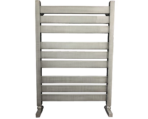 Купить Водяной полотенцесушитель Ника Modern ЛМ 7 80x50 Matt Antique Silver 9 перекладин в магазине сантехники Santeh-Crystal.ru