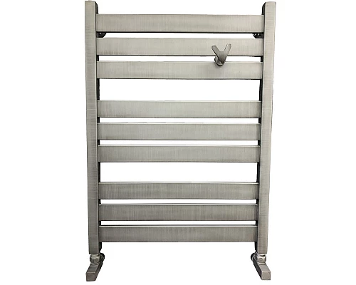 Купить Водяной полотенцесушитель Ника Modern ЛМ 7 80x50 Matt Antique Silver 9 перекладин в магазине сантехники Santeh-Crystal.ru