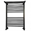 Водяной полотенцесушитель Ника Modern ЛМ 3 80x50 с полкой Черный 16 перекладин