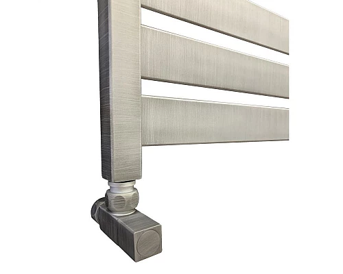 Купить Водяной полотенцесушитель Ника Modern ЛМ 6 100x50 Matt antique silver 15 перекладин в магазине сантехники Santeh-Crystal.ru