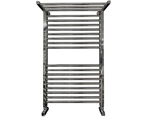 Купить Водяной полотенцесушитель Ника Modern ЛМ 3 100x50 с полкой Хром 20 перекладин в магазине сантехники Santeh-Crystal.ru