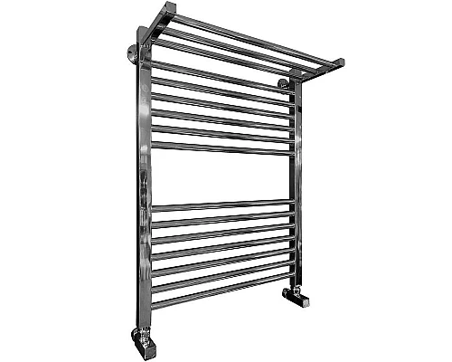 Заказать Водяной полотенцесушитель Ника Modern ЛМ 3 80x40 с полкой Хром 16 перекладин в магазине сантехники Santeh-Crystal.ru