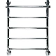 Заказать Водяной полотенцесушитель Ника Quadro Л90/ВП 60x60 с полкой Хром в магазине сантехники Santeh-Crystal.ru