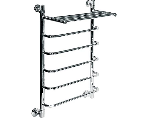 Приобрести Водяной полотенцесушитель Ника Quadro Л90/ВП 80x50 с полкой Хром в магазине сантехники Santeh-Crystal.ru