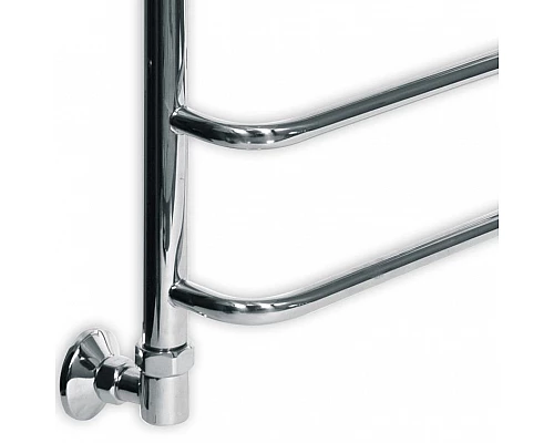 Приобрести Водяной полотенцесушитель Ника Quadro Л90/ВП 80x50 с полкой Хром в магазине сантехники Santeh-Crystal.ru