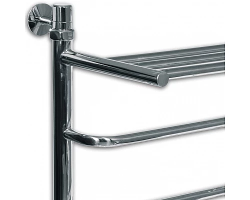 Заказать Водяной полотенцесушитель Ника Quadro Л90/ВП 100x40 с полкой Хром в магазине сантехники Santeh-Crystal.ru