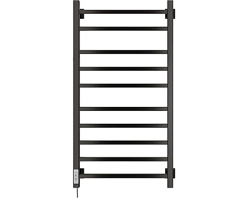 Купить Электрический полотенцесушитель Ника Step-2 100/50 Черный матовый в магазине сантехники Santeh-Crystal.ru