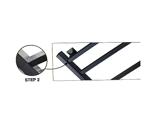 Купить Электрический полотенцесушитель Ника Step-2 100/50 Черный матовый в магазине сантехники Santeh-Crystal.ru