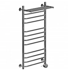 Электрический полотенцесушитель Ника Trapezium ЛТ (Г2) ВП 100/60 с полкой Хром