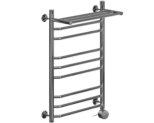 Приобрести Электрический полотенцесушитель Ника Trapezium ЛТ (Г2) ВП 80/60 с полкой Хром в магазине сантехники Santeh-Crystal.ru