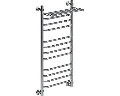 Заказать Водяной полотенцесушитель Ника Trapezium ЛТ (Г2) ВП 100/50 с полкой Хром в магазине сантехники Santeh-Crystal.ru