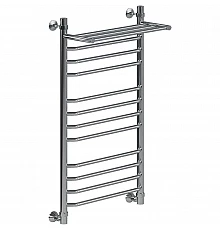 Водяной полотенцесушитель Ника Trapezium ЛТ (Г2) ВП 100/60 с полкой Хром