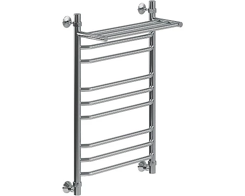 Заказать Водяной полотенцесушитель Ника Trapezium ЛТ (Г2) ВП 80/50 с полкой Хром в магазине сантехники Santeh-Crystal.ru