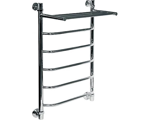 Приобрести Водяной полотенцесушитель Ника Trapezium ЛТ/ВП 80x50 с полкой Хром в магазине сантехники Santeh-Crystal.ru