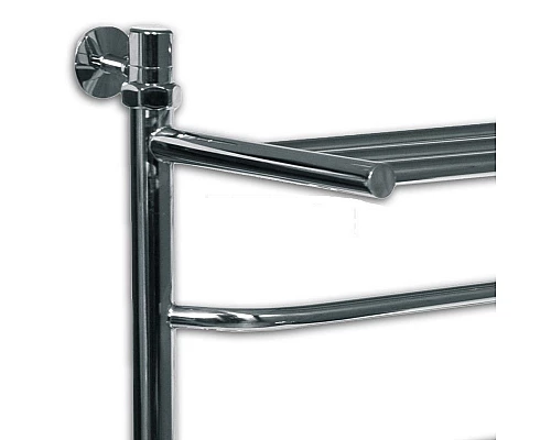 Купить Водяной полотенцесушитель Ника Trapezium ЛТ/ВП 100x50 с полкой Хром в магазине сантехники Santeh-Crystal.ru
