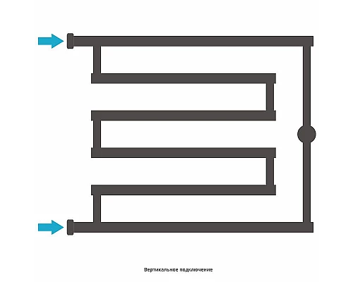 Приобрести Водяной полотенцесушитель Сунержа High-Tech L 500x650 30-0052-5065 Белый матовый в магазине сантехники Santeh-Crystal.ru