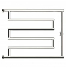 Водяной полотенцесушитель Сунержа High-Tech L 500x650 Хром