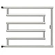 Приобрести Водяной полотенцесушитель Сунержа High-Tech L 500x650 Хром в магазине сантехники Santeh-Crystal.ru