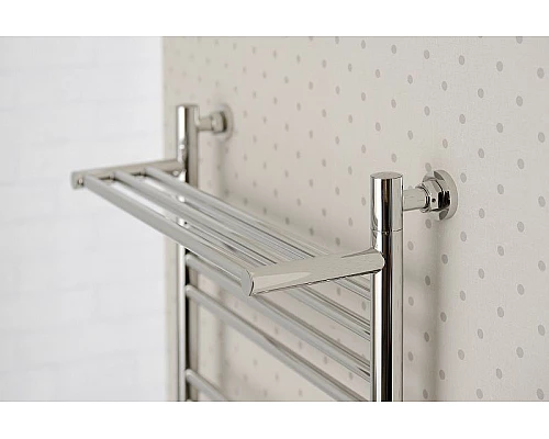 Приобрести Водяной полотенцесушитель Сунержа Богема+ 1000х500 00-0223-1050 с полкой Хром в магазине сантехники Santeh-Crystal.ru