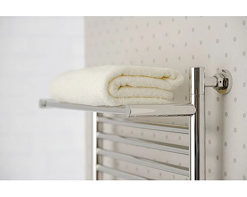 Приобрести Водяной полотенцесушитель Сунержа Богема+ 1000х500 00-0223-1050 с полкой Хром в магазине сантехники Santeh-Crystal.ru
