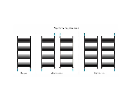 Заказать Водяной полотенцесушитель Сунержа Богема+ 1200х500 Хром в магазине сантехники Santeh-Crystal.ru