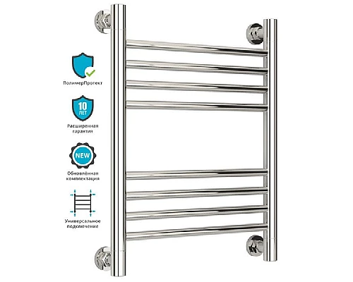 Приобрести Водяной полотенцесушитель Сунержа Богема+ 500х400 Хром в магазине сантехники Santeh-Crystal.ru